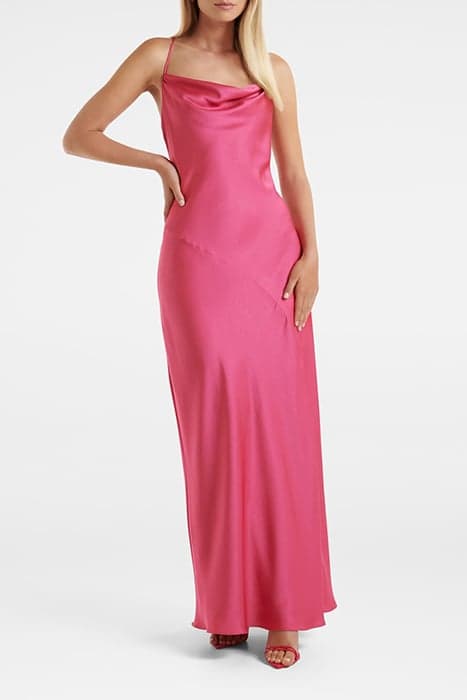 BLAIR BACK DETAIL MAXI DRESS RASPBERRY JELLY by Forever New