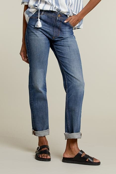 BLUE STRAIGHT JEANS by River Woods