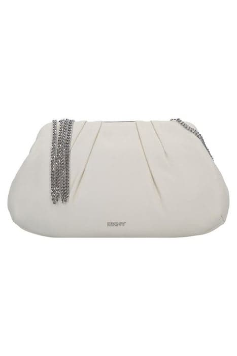 PRESLEY CLUTCH OPTIC WHITE by DKNY