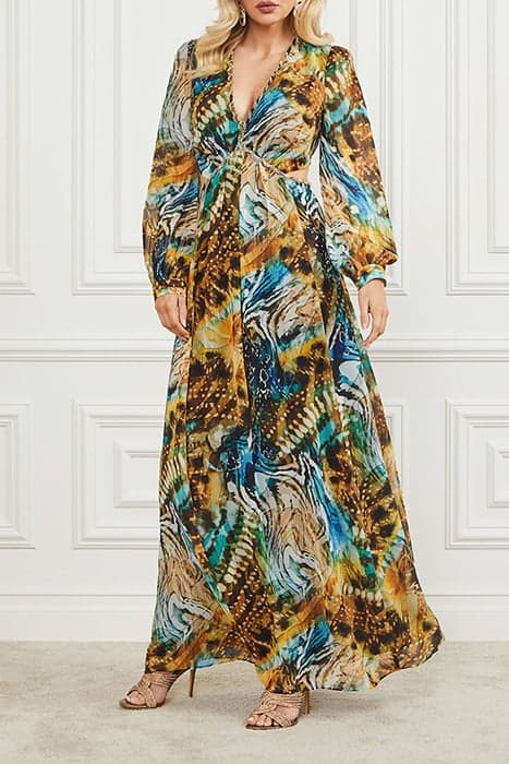 URSULA GOWN SOLID EUTOPIA PRINT by Marciano by Guess