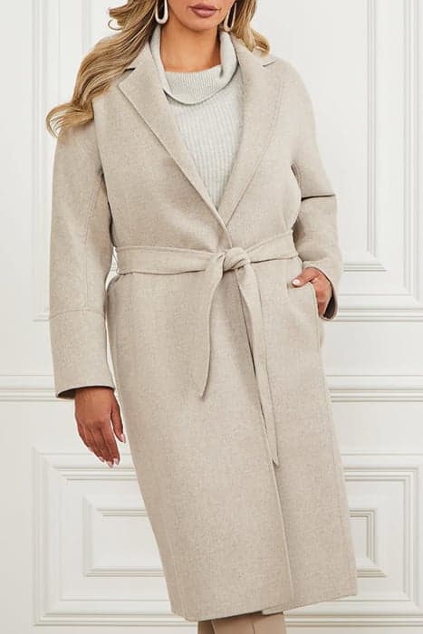 MAXIME LONG COAT LIGHT GREY MULTI by Marciano by Guess