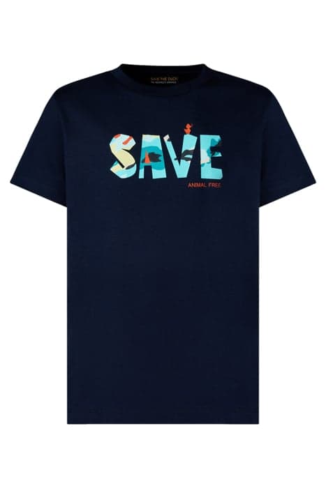 HAVEN  T-SHIRT  NAVY BLUE by Save The Duck