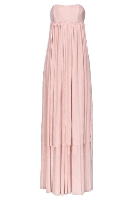 ANTROPOLOGO ABITO TULLE FLUIDO PEACH BEIGE by PINKO