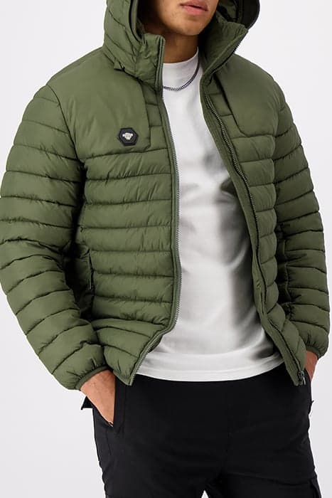 BORIS PUFFER JACKET GREEN by Black Bananas