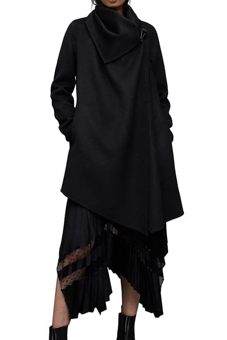 MONUMENT EVE COAT BLACK by AllSaints