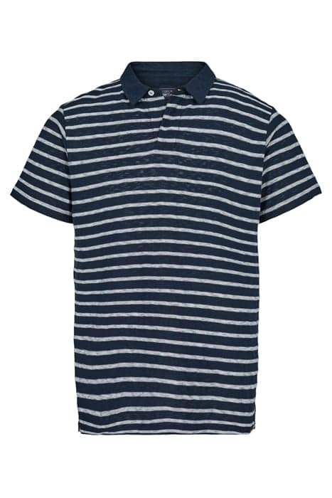 GEORGE SLUB STRIPE BLUE CAPTAIN by Signal