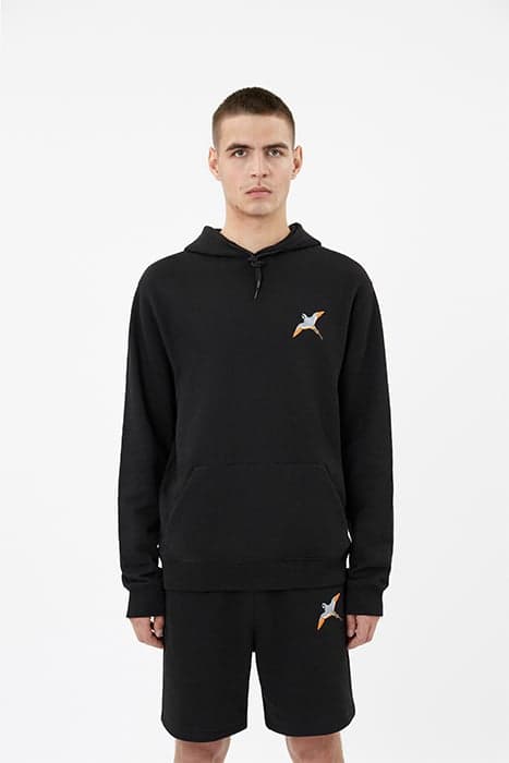 SINGLE BEE BIRD HOODIE BLACK by Axel Arigato