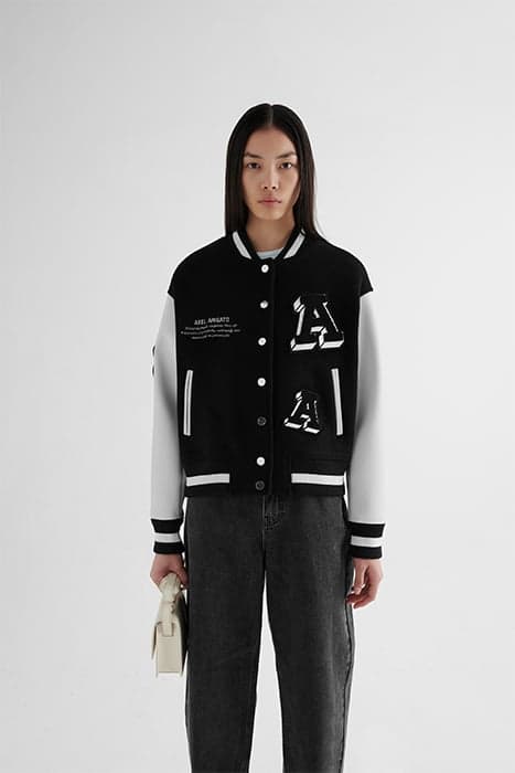 ILLUSION VARSITY JACKET BLACK by Axel Arigato