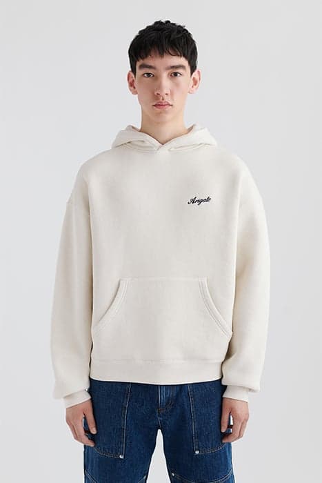 CHAIN SIGNATURE HOODIE PALE BEIGE by Axel Arigato