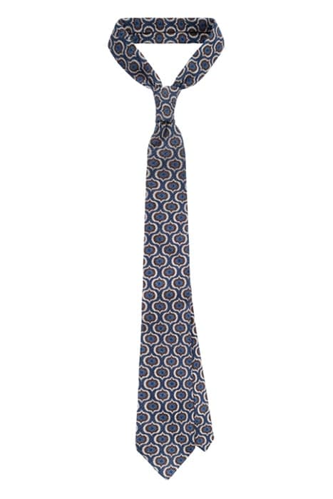 NAVY GRAPHIC TIE NAVY by Suitsupply