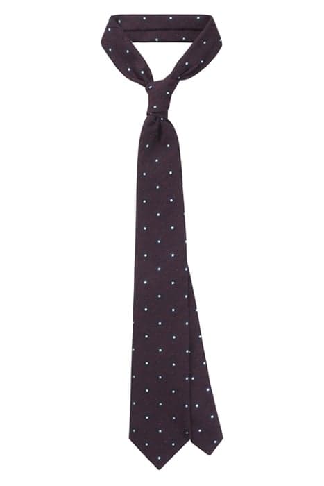 DARK RED DOTS TIE DARK RED by Suitsupply