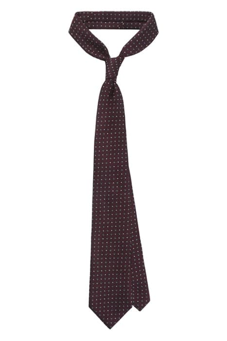 DARK RED FLOWERS TIE DARK RED by Suitsupply