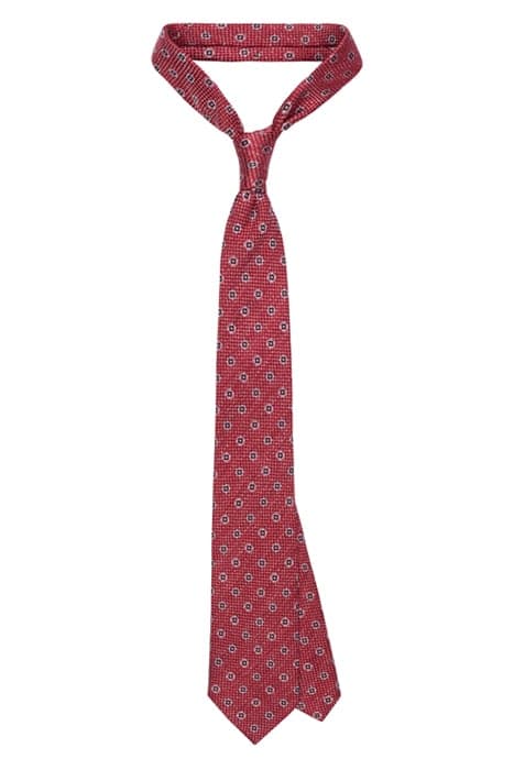 RED GRAPHIC TIE RED by Suitsupply