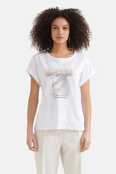 LM-SBREMAIN TEE WHITE by Shoeby