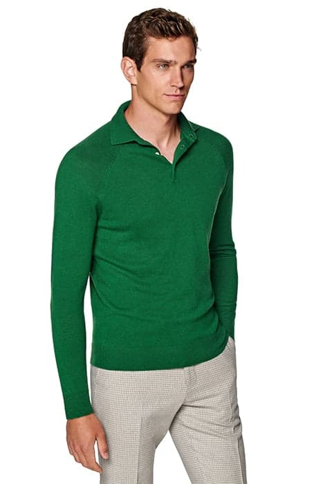 POLO RAGLAN GREEN GREEN by Suitsupply