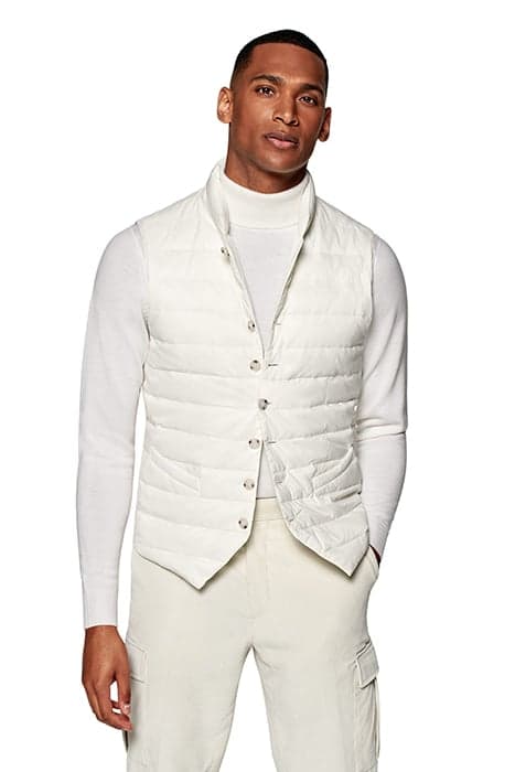 BODYWARMER - WHITE WHITE by Suitsupply