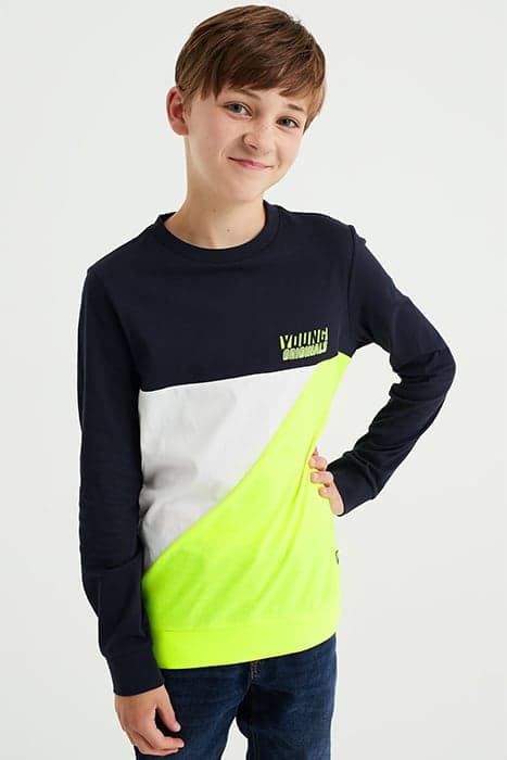 T-SHIRT BRIGHT YELLOW by WE Fashion