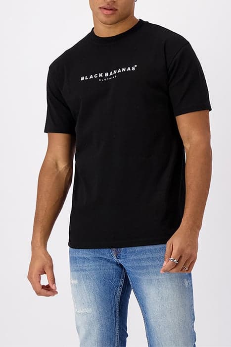 SIGNATURE TEE BLACK by Black Bananas