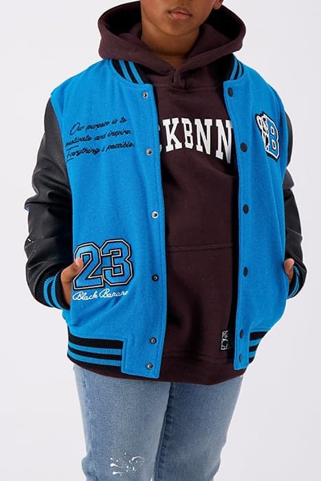 JR BASE JACKET BLUE by Black Bananas