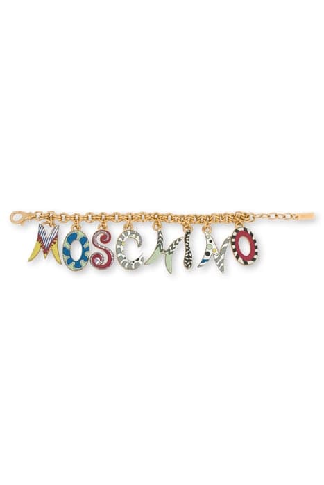 60'S LETTERING BRACELET MULTICOLOR by Moschino