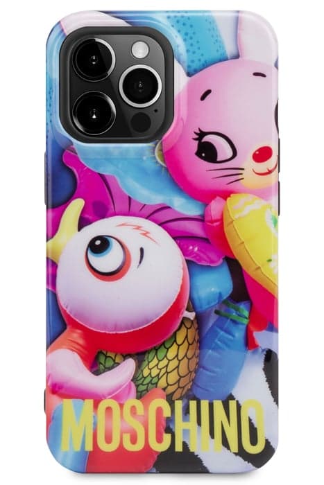 IPHONE 13 PRO INFLATABLE ANIMALS COVER MULTICOLOR by Moschino