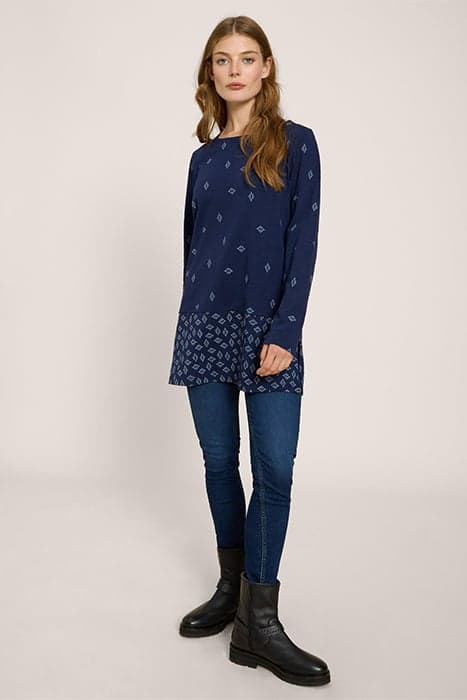 CARRIE LS TUNIC NAVY PRINT by White Stuff