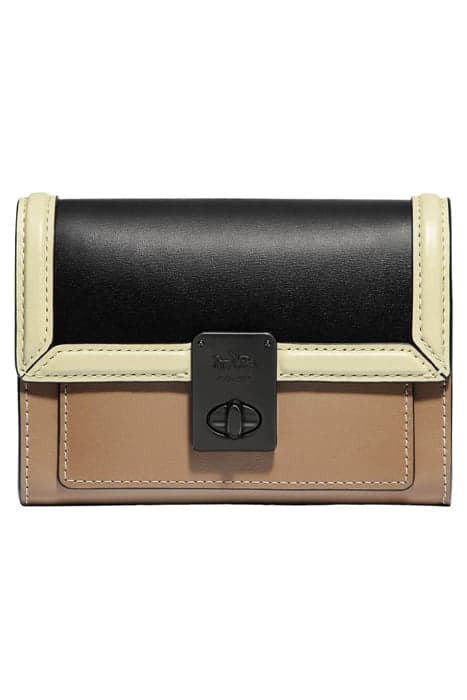 HUTTON WALLET IN COLORBLOCK BLACK MULTI by Coach