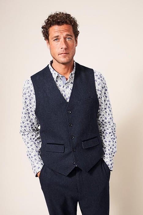 HEATH WAISTCOAT DARK NAVY by White Stuff