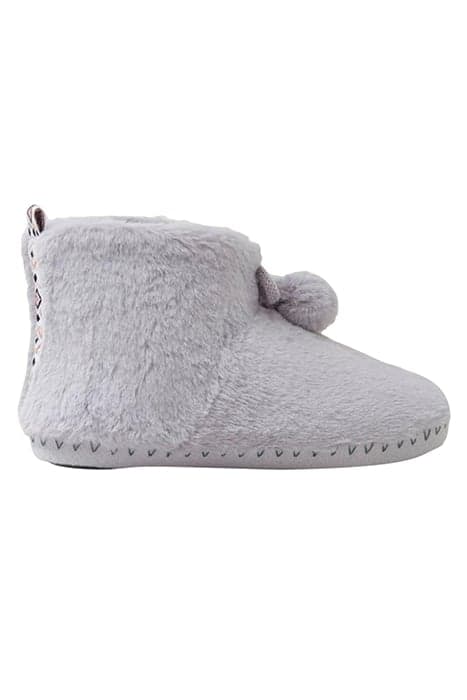 FAUX FUR BOOTIE SLIPPER LIGHT GREY by White Stuff