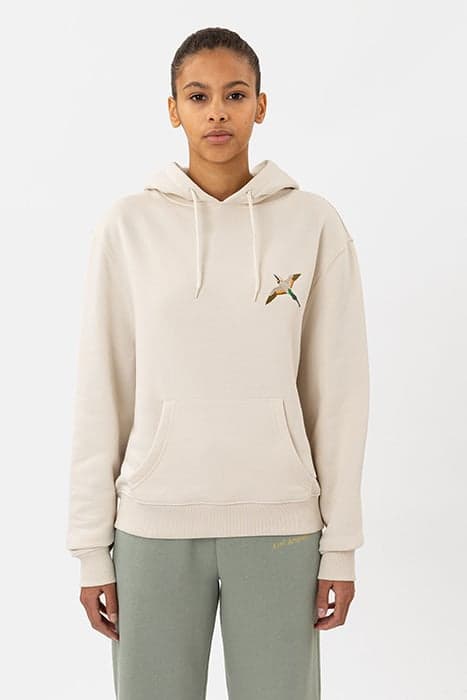 SINGLE BEE BIRD HOODIE PALE BEIGE by Axel Arigato