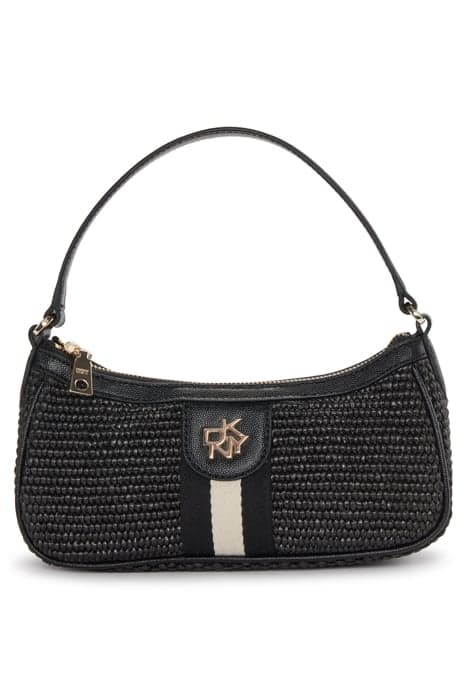 CAROL EW BAGUETTE BLK/GOLD by DKNY