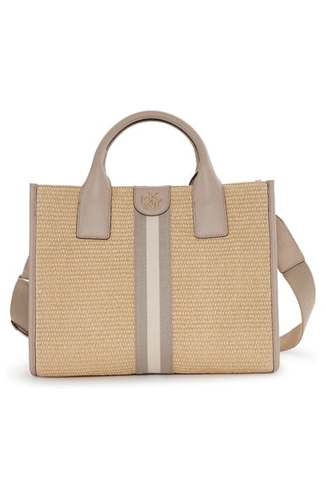 CAROL MD BOOK TOTE NAT/LT KHAKI by DKNY