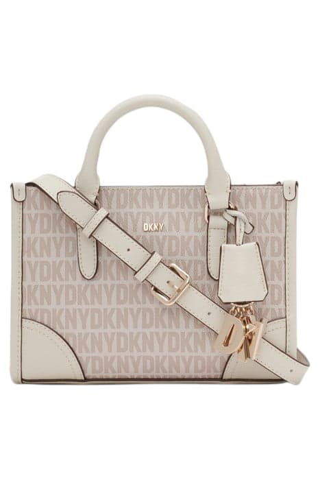 PERRI SM BOX SATCHEL HEMP/PEBBLE by DKNY