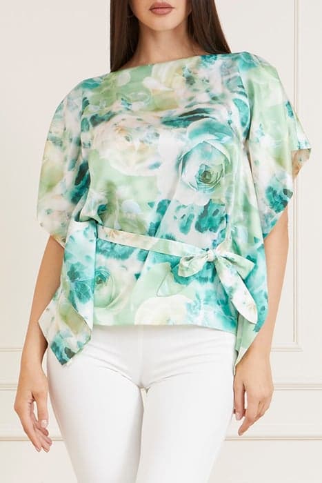 BAJA BEACH KIMONO ROSES BOUQUET PRINT by Marciano by Guess