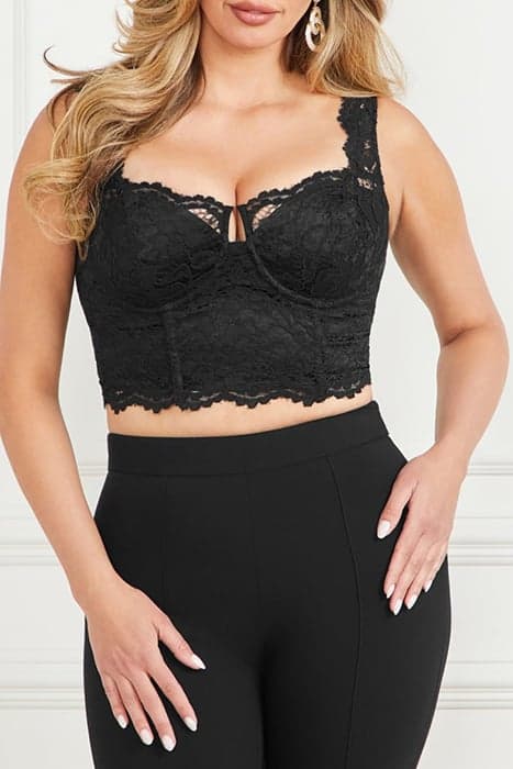 CORSET VESPER TOP JET BLACK by Marciano by Guess