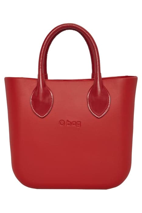 COMPOSED OBAG MINI SHORT HEART HANDLE SCARLET RED by O bag