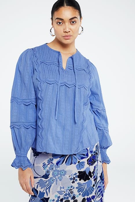 LUCIA TOP RIAD BLUE by Fabienne Chapot