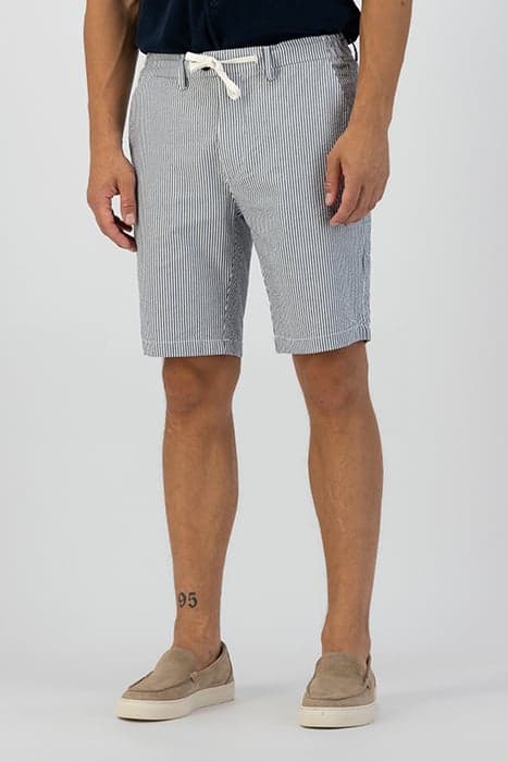 LANCASTER JOGGER SHORTS SEERSUCKER OFFWHITE by Dstrezzed