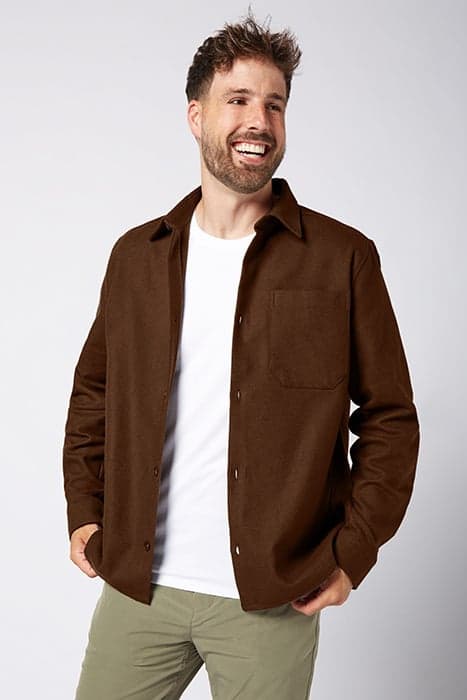 OVERSHIRT MODERATE BROWN by LABFRESH