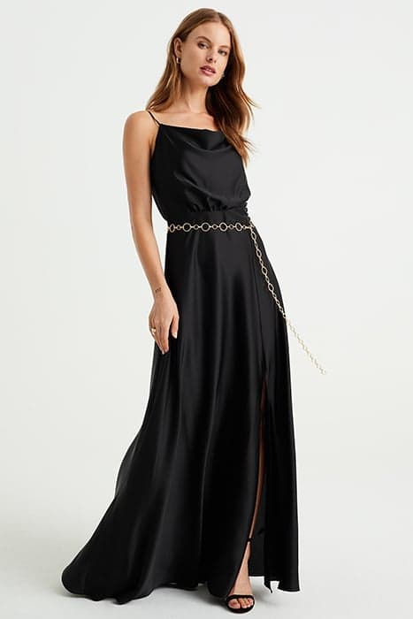 DRESS MAXI LENGTH BLACK by WE Fashion