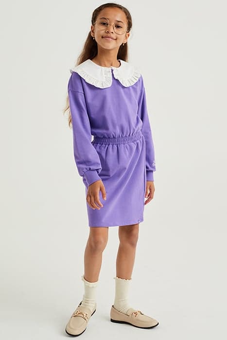 DRESS MID LENGTH LILAC by WE Fashion