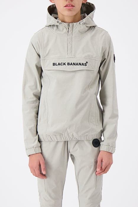 JR. ANORAK JACKET LIGHT GREY by Black Bananas