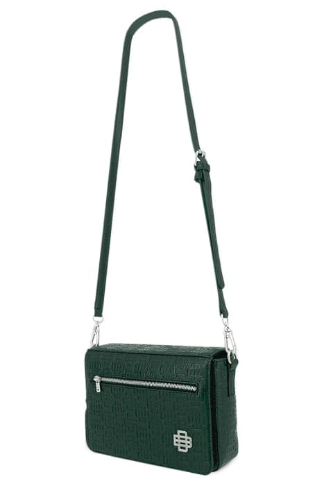 MONOGRAM STATEMENT BAG GREEN by Black Bananas