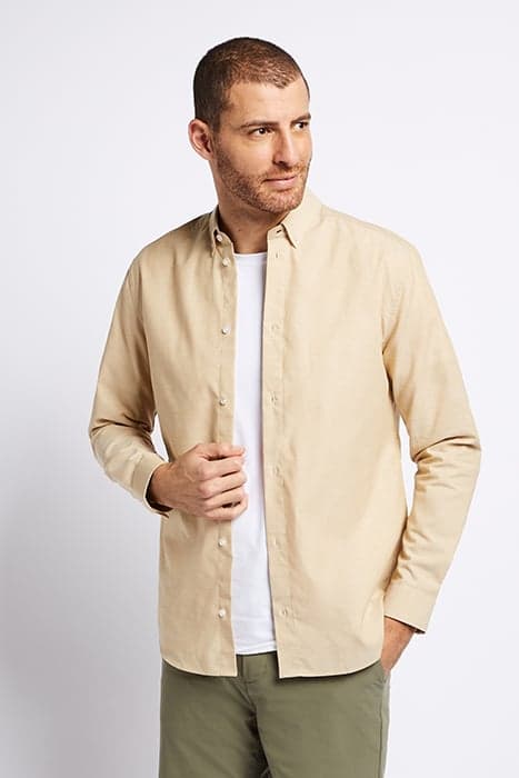 CHAMBRAY SHIRT SAND by LABFRESH