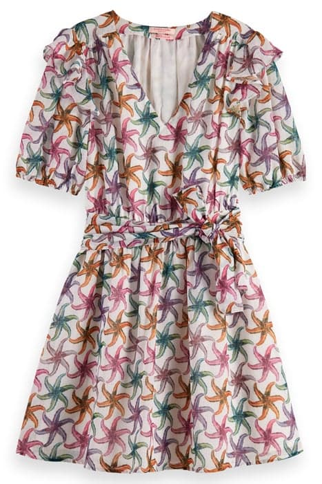 RUFFLED MINI DRESS STARFISH by Scotch & Soda