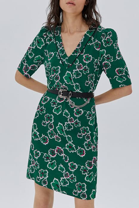 GREEN XL FLORAL DRESS by IKKS