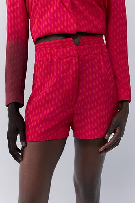 FUCHSIA PRINT SUIT SHORTS by IKKS