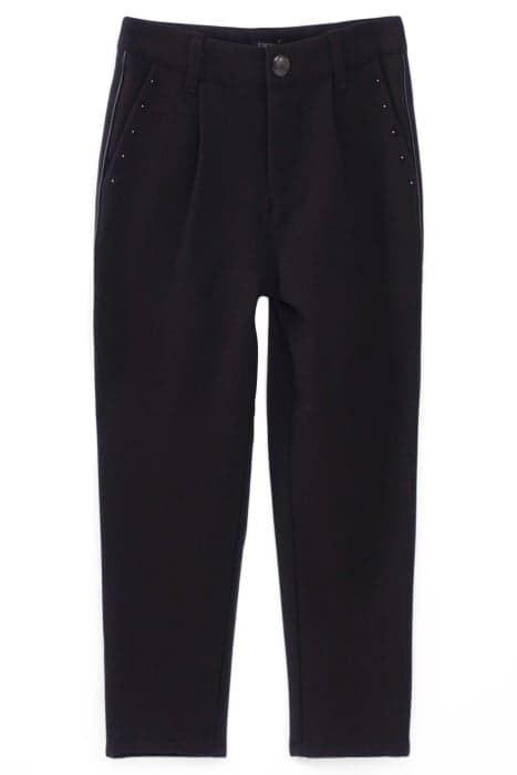 GIRLS’ BLACK STUDDED 7/8 TROUSERS by IKKS