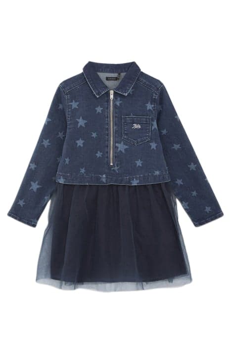 GIRLS’ NAVY MIXED FABRIC TUTU DRESS by IKKS