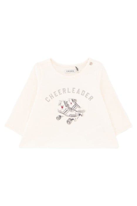 BABY GIRLS’ ECRU T-SHIRT WITH ROLLER SKATE IMAGE by IKKS